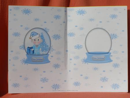 Baby's First Christmas Blue Insert by Susan Smith