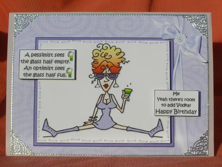 Rita Likes to Add Vodka Quick Card by Susan Smith