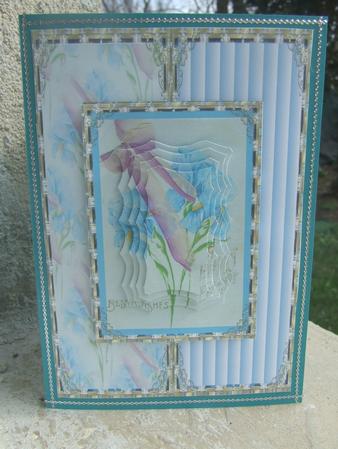 Iris's and Rinestones by Susan Smith