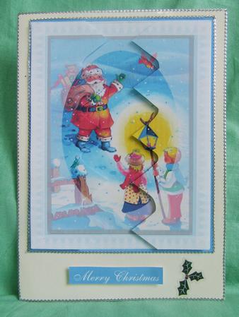 Christmas Sawtooth Stacker Card by Susan Smith
