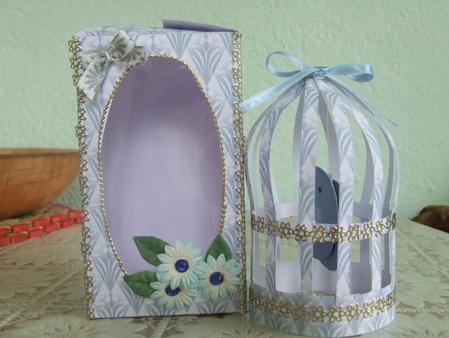 Silver 2 Birdcage by Susan Smith