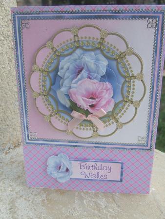 Rose Mandala - Topper with Oriental Stacker by Susan Smith