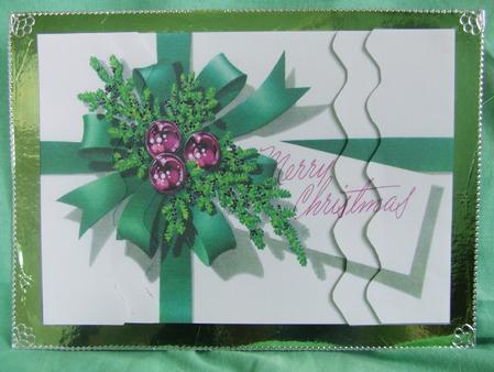 Christmas Parcel Wavy Side Stacker by Susan Smith