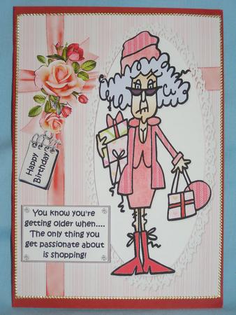 Stella Love Shopping Quick Card by Susan Smith