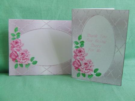 Mini Thank You Card & Envelope (2.5x3.5inch) by Susan Smith