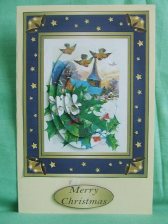 Christmas Postcard Pyramid by Susan Smith