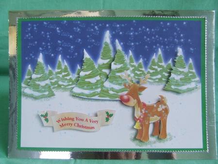 Rudolph in the Snow by Susan Smith