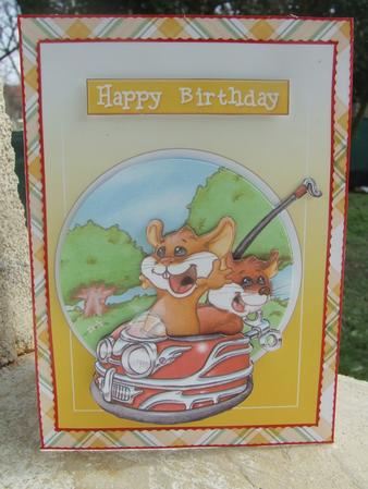 Bumper Car Mice. by Susan Smith