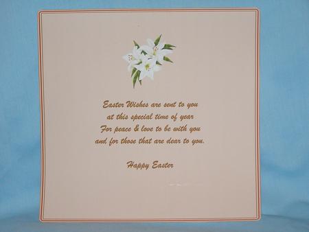 Easter Wishes 8x8ins Card Making Insert3 by Susan Smith