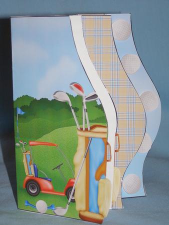 Golf Themed Card by Susan Smith