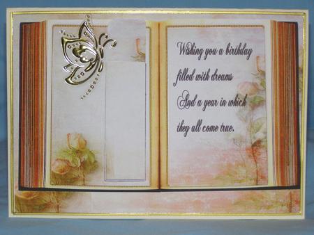 Vintage Book and Bookmark by Susan Smith