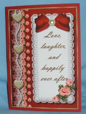 Love Ever After Card Topper 1 by Susan Smith