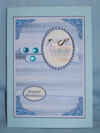 Bird Card Front (5) by Susan Smith