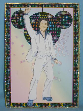 Saturday Night Fever Card Front and Decoupage by Susan Smith