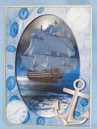 Ancient Sailing Ship - Male Topper by Susan Smith