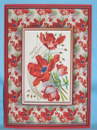 Red Poppies Quick Card by Susan Smith
