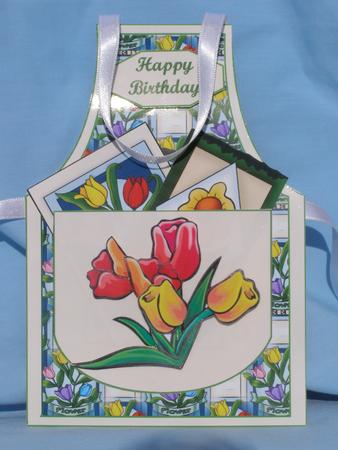 Tulip Garden Apron Kit by Susan Smith