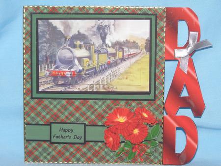 Vintage Locomotive Dad Over the Edge Qs by Susan Smith