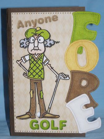 Gus Has Gone Over the Edge for Golf by Susan Smith