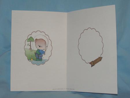 Fishing Ted What a Catch Insert by Susan Smith