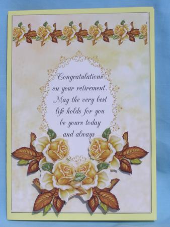 Gold Roses Retirement by Susan Smith