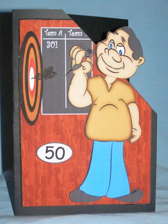 Dartboard Bill Over the Corner by Susan Smith