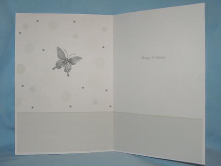 Happy Birthday Insert - Butterfly by Susan Smith