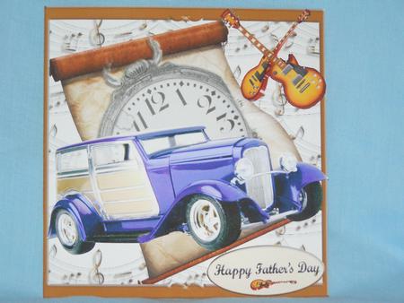 32 Ford Speed Wagon Traveling in Time with Music & Decoupage by Susan Smith