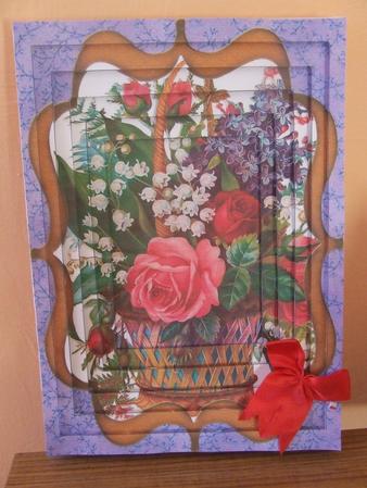 Flower Basket A4 Tunnel Topper Kit by Susan Smith
