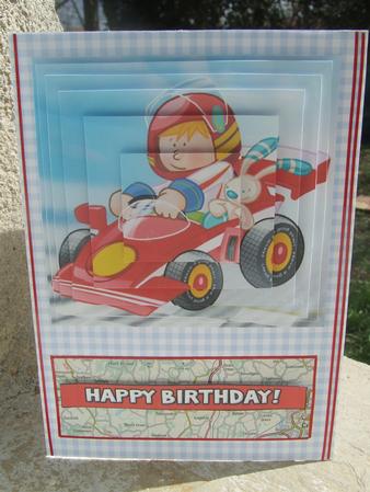 Boy Racer Red Pyramid. by Susan Smith