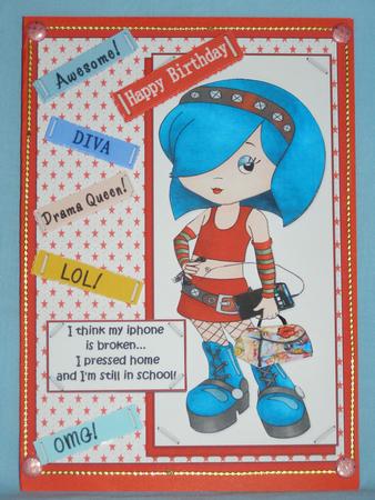 The Tween Diva and Her Iphone by Susan Smith