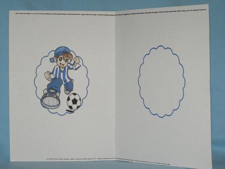 Football Crazy Blue Insert by Susan Smith