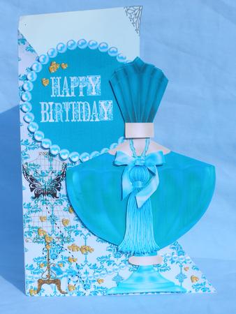 Vintage Birthday Jade Card Topper by Susan Smith