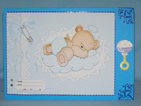 Sweet Angel New Baby Boy by Susan Smith