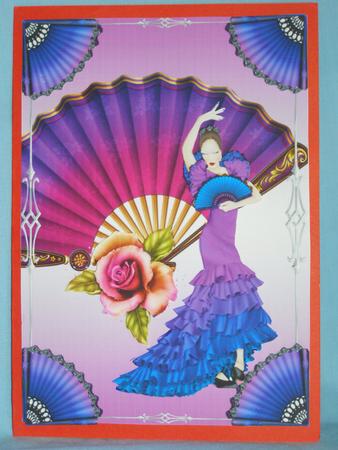 Rose, Fan & Flamenco by Susan Smith