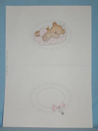 Sweet Angel New Baby Girl Insert by Susan Smith