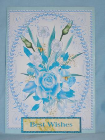 Blue Roses and Iris Mini Kit by Susan Smith