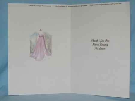 The Dressing Room and Bridesmaid Insert by Susan Smith