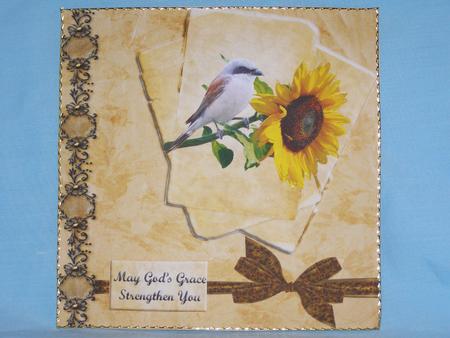 Hold Tight to Memories Sympathy Topper 7 Decoupage by Susan Smith