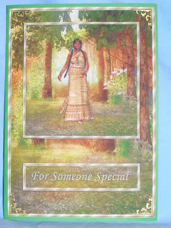 Indian Lady at Dawn by Susan Smith