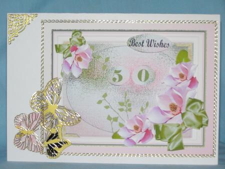 Magnolia 3D with Numbers for a Card Up to 100 by Susan Smith