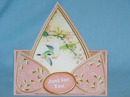 Oriental Birds2pink Just for You Teardrop Trio Kit by Susan Smith