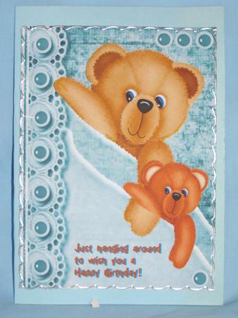 Just Hanging Around to Wish You a Happy Birthday! by Susan Smith