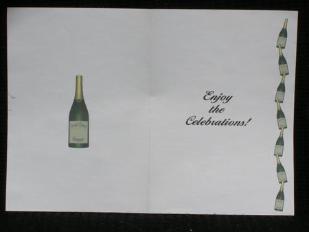 Champagne Celebration Insert by Susan Smith