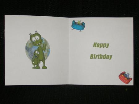 Alien Greetings Insert by Susan Smith