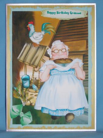 Grandma Putting the Pie to Cool by Susan Smith