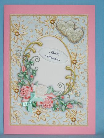 Flowers of Paradise Card Topper 1 by Susan Smith