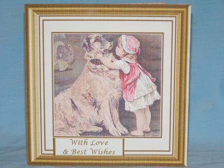 You're So Cute Decoupage 6 x 6ins Card Front by Susan Smith