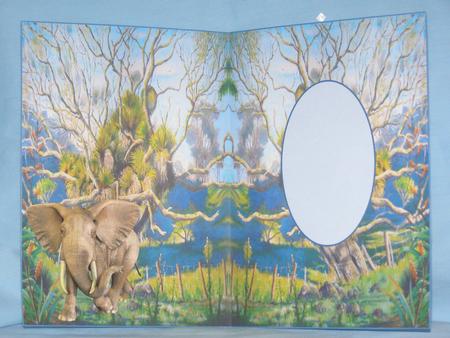 Elephant in the Jungle Blank Insert by Susan Smith