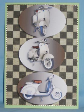 Vespa Scooters - Easy Layers - Male by Susan Smith
